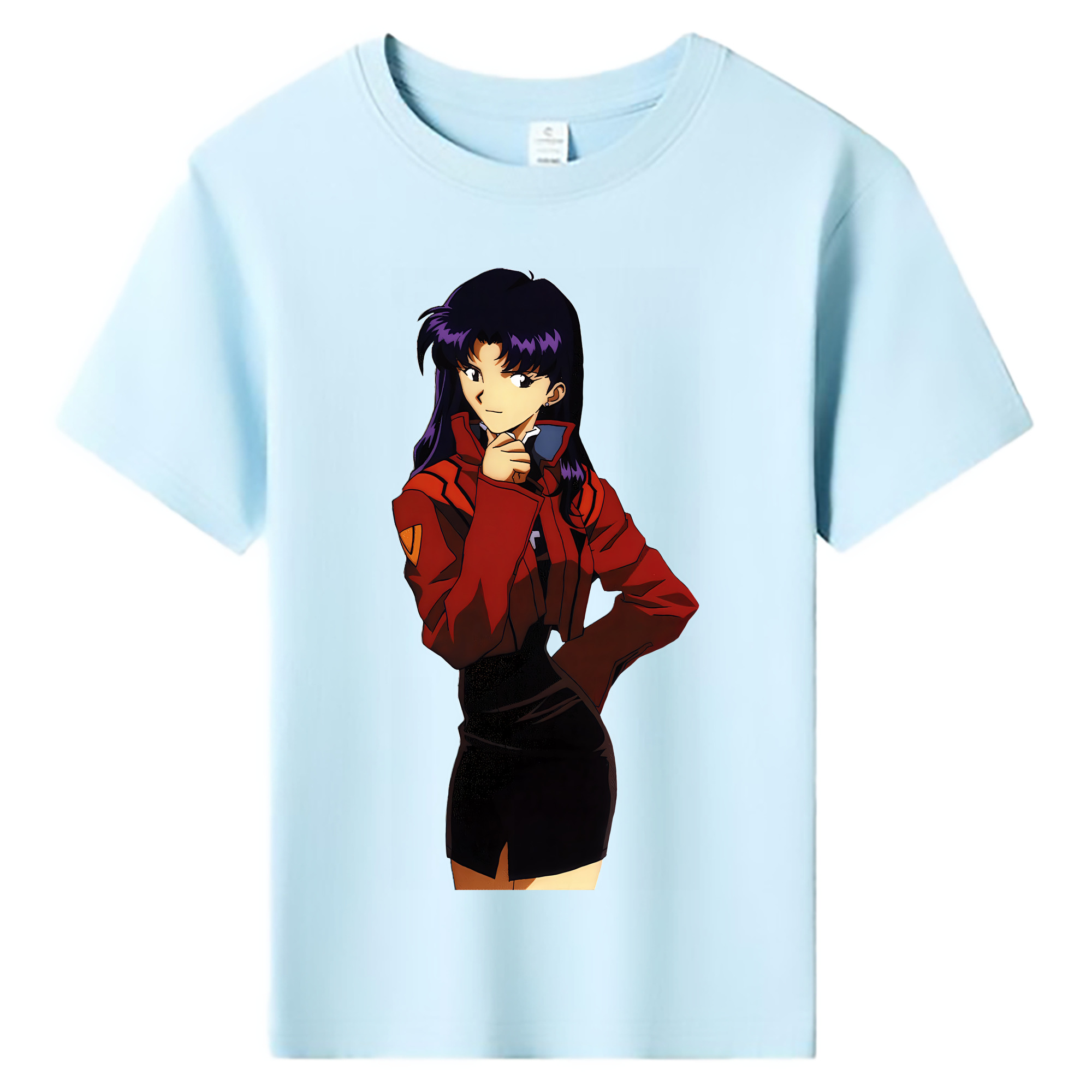 （画像用） EVA 新世紀エヴァンゲリオン 綿100％キッズTシャツ（フロントプリント）